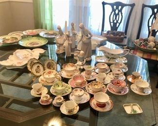 Vintage tea cups & porcelain