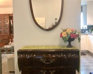 Bombe chest / entry table & mirror