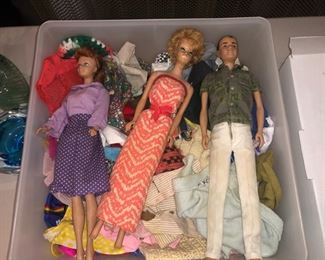Vintage Barbie clothes & dolls
