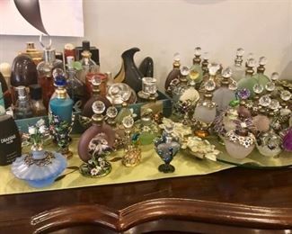 Perfume bottles & actual perfumes