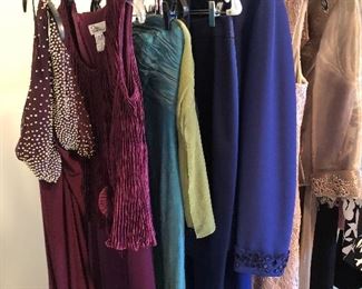 Collection of dresses and clothing - sizes 8 - 12