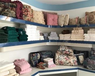 Linens - towels, sheet sets and duvet sets