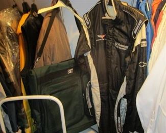 Men's clothing--race car driving suit and car crash fire suit