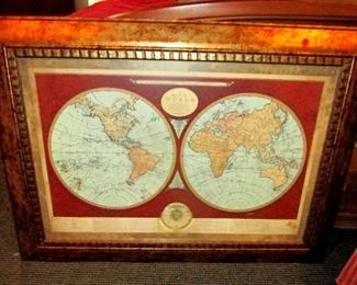 Art--Map of world