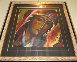 "My Icon" By Artist Martinos Manoukian Signed Limited Edition Serigraph