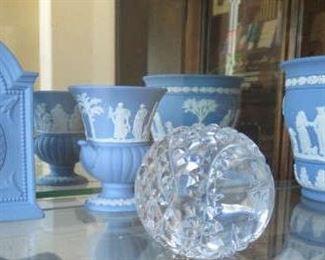 Blue & White Wedgwood Collection, Waterford Crystal