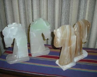 marble bookends