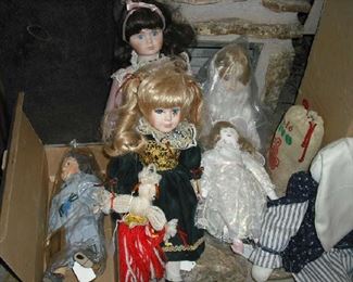 Top center - commemorative TUPPERWARE doll!