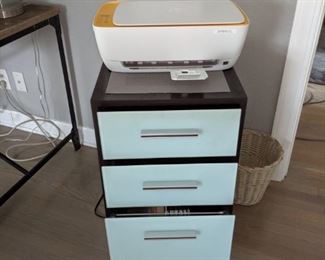 Small filing cabinet