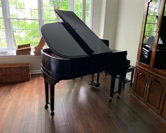 This baby Grand Piano with Bench Is A Wm. Knabe & Co. in good condition