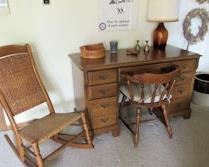 desk and rocker