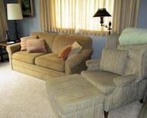 love seat wing chair ottoman