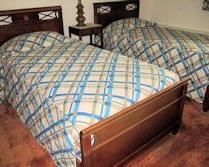 twin beds