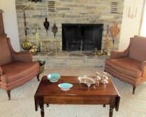 two chairs coffee table