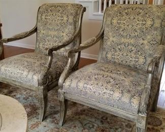 Matching Harden armchairs