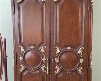 Drexel Armoire "Brittany" armoire, measures  95 inches tall, 48 inches wide , 22 inches deep