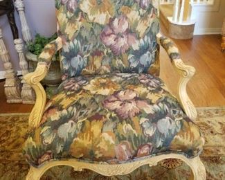 Upholstered arm chair