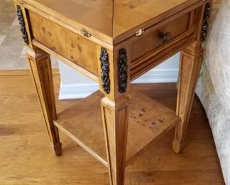 Pair of Jeffco matching folding envelope end tables