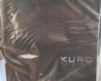 Pioneer Kuro Elite 60" plasma TV Manual