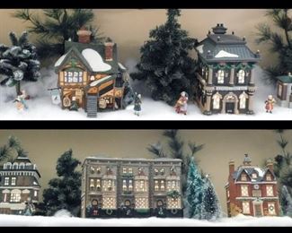 Department 56 Collectible Buildings and Accessories.