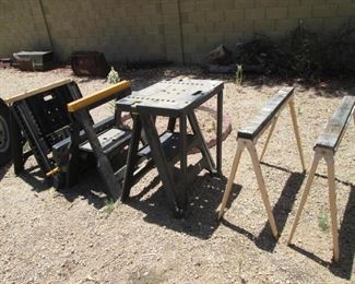 Saw Horses & Work Table