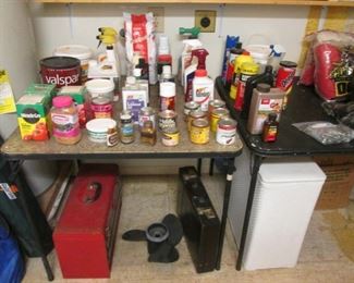 Tool Boxes, Paints & Garden Supplies