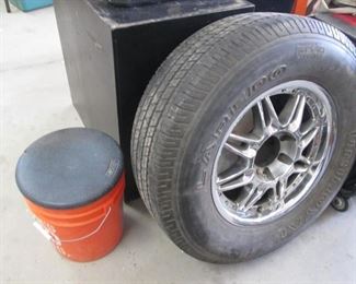 17" Mounted Tire (1)