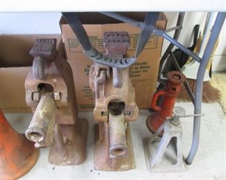 2 Vintage "Joyce" Railroad Jacks + Other Vintage Jacks