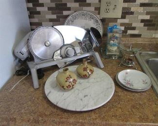 Rival Slicer #1030/7 + Marble Cutting Board