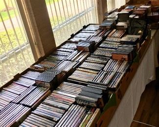 Over 1,000 DVD’s to choose from, including many boxed sets (Star Wars, Superman, etc)
