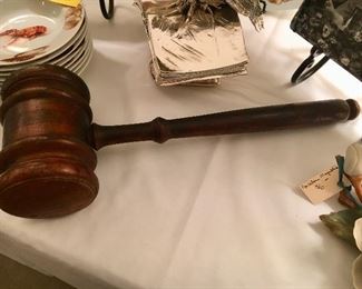 Very nice OVER-SIZED Wood gavel. Another awesome Father’s Day Gift!!
