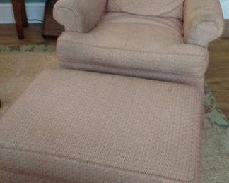 Chair and Ottoman 