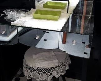 Glass Vanity AS IS