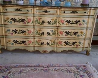 Beautiful Hand Painted Widdicomb Dresser