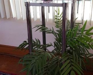 Chrome Plant Stand