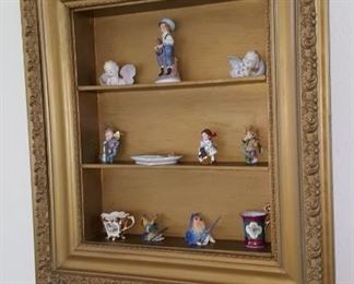 Shadow Box with Decorative Items