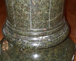 Green Marble Pedestal