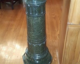 Green Marble Pedestal
