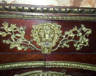 Louis XVI Detail of Bronze Paneled Credenza