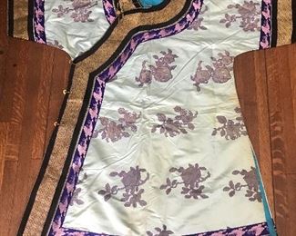 Chinese silk robe 