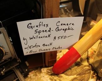 Vintage Graflex Speed Graphic Camera