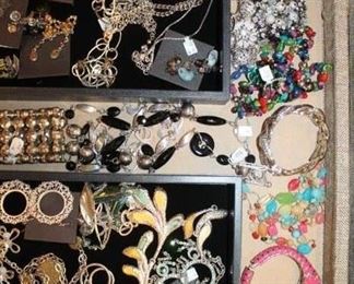 Quality statement costume jewelry, all 50% off!