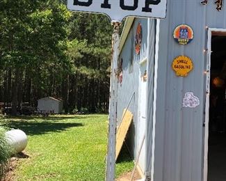 Railroad Yard Stop Sign