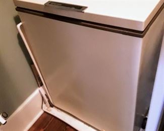 Small 5cf. upright freezer
