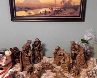 Nativity set