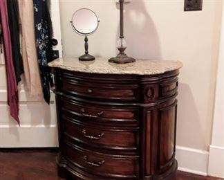 Side chest, master bedroom