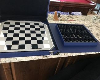 swarovski crystal chess set