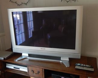 Large flat screen tv in family room.
