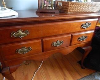 Traditional Queen Anne chest.