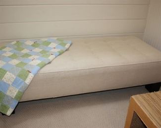 Restoration Hardware Linen Bench